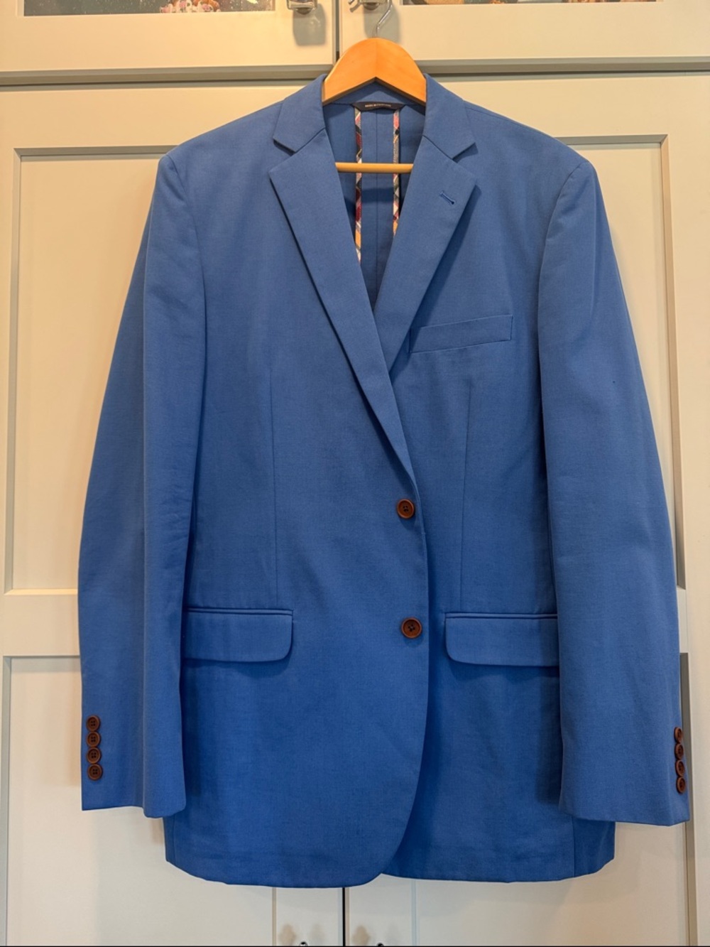 Brooks Brothers blue sport coat 44L